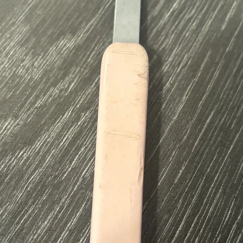 Black Handle Stainless Angled Spatula USA‎ MCM Vtg Sharpcutter by Royal